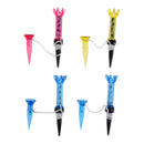 4 Pieces Magnet Tee 80mm Magnetic Flexible Golf Tees with Anchor Random