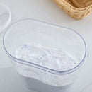 Household with Lid Laundry Detergent Box Creative Transparent Container Sto