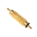 Single RCA Phono Coupler Adapter Connector Male to Male M/M Plug Audio
