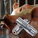 10Pcs Pig Thicken Dinker Water Stainless Steel Duckbill Copper Cap Pig Auto