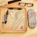 School Tools 8 Pcs Precision Geometry Set, Compass and Protractor Set For F N6W8