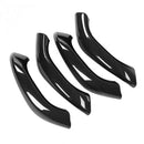 Carbon Fiber Style Car Interior Door Handle Cover Trim Car Accessories for