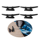 4 Pieces 98mm Yacht Kayak Marine Boat Anchor Line Cleat with Screws Flat Top