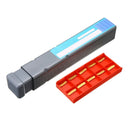 10Pc Mgmn200 Carbide Insert + 1Pc High Clamping Force Mgivr2016-2 Lathe Tur Q4P5