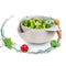 Practical Double Layer Cutlery Hollow Kitchen Draining Basket T2L5