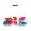 18Pcs Knitting Needles Point Stoppers Plastic  Tip Cover Knitting Tool
