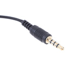 1Pc Portable Microphone Condenser Clip-on Lapel Lavalier Wired Mic 3.5mm JackTE