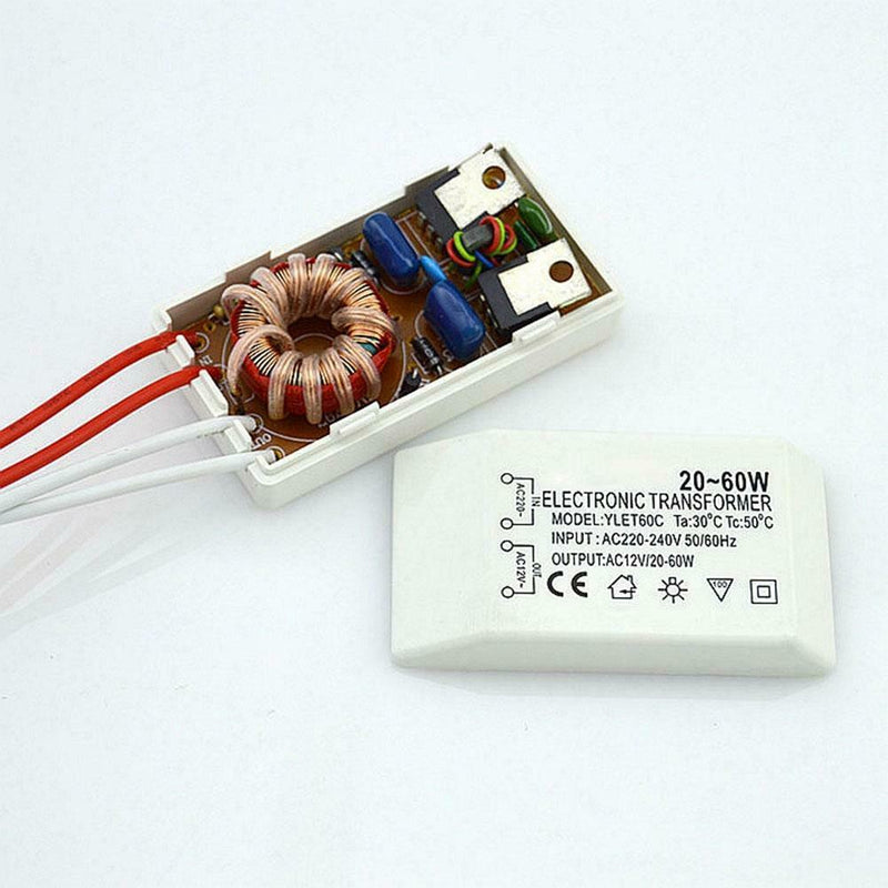 220V to 12V Halogen Lamp Electronic Transformer Power Supply Driver Adapter A
