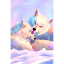 1000pcs DIY Happiness White Wolves Puzzle Educational Learning Jigsaw Toys A