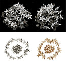 40 pcs Metal Star Punk Rivets Studs Spikes for Leather Belt Bag Decoration
