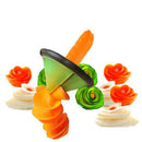 Vegetable Flower Spiral Slicer Fruit Funnel Spiralizer Sharper Kitchen Tools MO