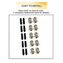 5 Sets Speed Jump Rope Cable Adjuster Adapter Screws Collar and End Caps