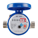 Cold Water Meter Water Flow Measure 1/2" BSP with Fittings Home, Garden