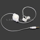 Retractable In-Ear Headphone Earphone Earbud Headset For iPod  MP3 MP4