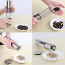 2 in 1 Salt and Pepper Grinder Set Adjustable Ceramic Salt Pepper Mill Shak U1K5