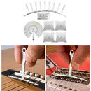 Guitar Measurement Tool Guitar Notched Radius Gauges for Guitar Bass Setup
