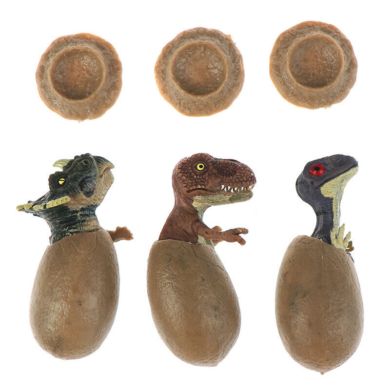 3Pcs Magic Dinosaur Eggs Hatching Dinosaur Growing Mold Cute Children Toys Gi 3C