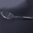Home Wall Grip Stainless Steel Spiral Net Strainer Ladle 17.5cm