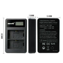 For Canon Battery Dual USB Charger for EOS 5DS 5D Mark II Mark III 6D 7D