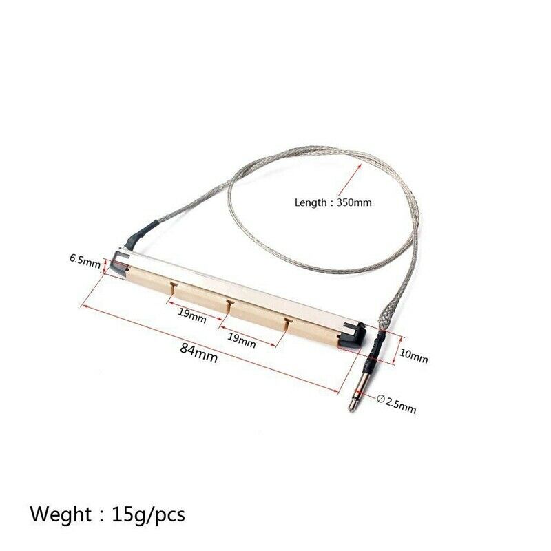 Transducer Pickup Piezo Suit for 4-String Acoustic Bass Guitar