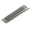 Bracelets watch links clasp stainless buckle 20mm end right Solid Black str T9B2