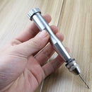 Mini Micro Aluminum Hand Drill with Keyless Chuck +10 Twist Drills Rotary