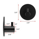 Adhesive hook, self-adhesive black wall-mounted hook key cover towel, super T4G9
