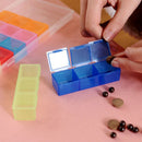 7 DayPop Tablet Pill Box Holder Weekly Medicine Storage Organizer Container Case