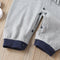 Baby Fashion Gentleman Rompers Stripe Cotton Soft Daily Jumpsuit (6-12M) A