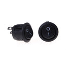 5pcs 12V Car Round Rocker Dot Boat Blue LED Light Small Toggle ON/OFF Switch Bj