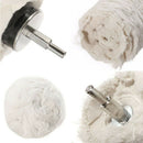 4pc Polishing Buffing Pad Mop Wheel Drill Pads Kit Manifold Aluminum Stain UZE
