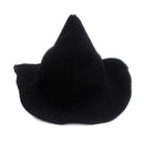 Halloween Witch Cotton Yarn Hat Unisex Christmas Winter Sun Cap (Black) SN9F