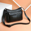 Solid Color Shoulder Handbags Women Leather Crossbody Satchel Bags (A-084)
