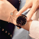 Ulzzang Exquisite Simple Style Women Watches Fashion Quartz Wristwatches Wo E9M7