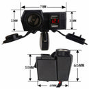 1X Waterproof Motorcycle 12VGPS Cigarette Lighter Dual USB Power Socket Charger
