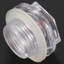 1" Thread Diameter Air Compressor Fittings Clear Plastic Oil Sight Glass