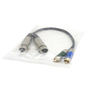 Seismic Audio - 3 Foot Dual XLR Female to Dual RCA Male Patch CableSeismic Audio