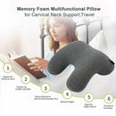 Memory Foam Travel Pillow For Neck Ergonomic Neck Pillow For Traveling On