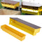 Plastic bee pollen trap collector for apiculture beekeeping tool beehive yellow/