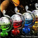 Glass Barometer Rain Shine Weather Forecast Bottle & Red Pigment DIY Decor
