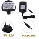 DC12V 1.5A Adapter AC to DC Converter Power Supply Adapter 5.5*2.5 mm