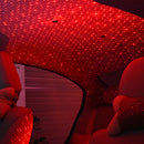 USB LED Car Atmosphere Lamp Interior Ceiling Ambient Star Red Light Projector