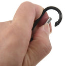 Assorted Color Aluminum Carabiner Key Ring Keychain Holder 12 Pcs D8F3