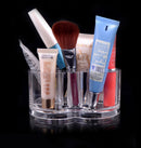 Plum Flower Clear Shaped Cosmetic Lipstick Brush Holder Makeup Case Cosmetic Bag