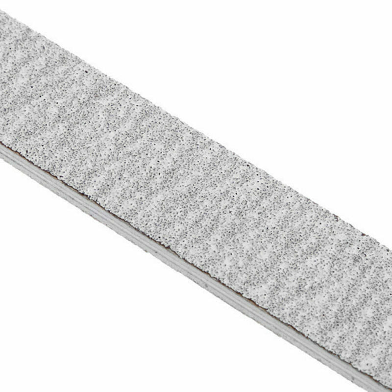 50 x Nail Files 100/180 Grey Round Double Side Grit Nail Art Tools Manicure WWZ