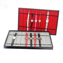 10 Slots/Grids Watch Display Tray Jewelry Showing Shelf Pu Flicking Wrists  P8U2