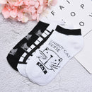 Women Big face cat Comfortable Cotton Sock Slippers Short Ankle Socks OZ