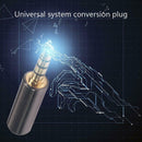3.5mm Male to Female M/F Stereo Audio Plug CTIA to OMTP Headphone Adapter