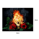Fire Rose 5D Full Drill Diamond Painting Embroidery DIY Craft Cross Stitch