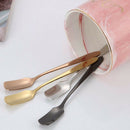 5Pcs Tea Spoon Stainless Long Handle Coffee Cocktail Stirring Spoon Newest Use